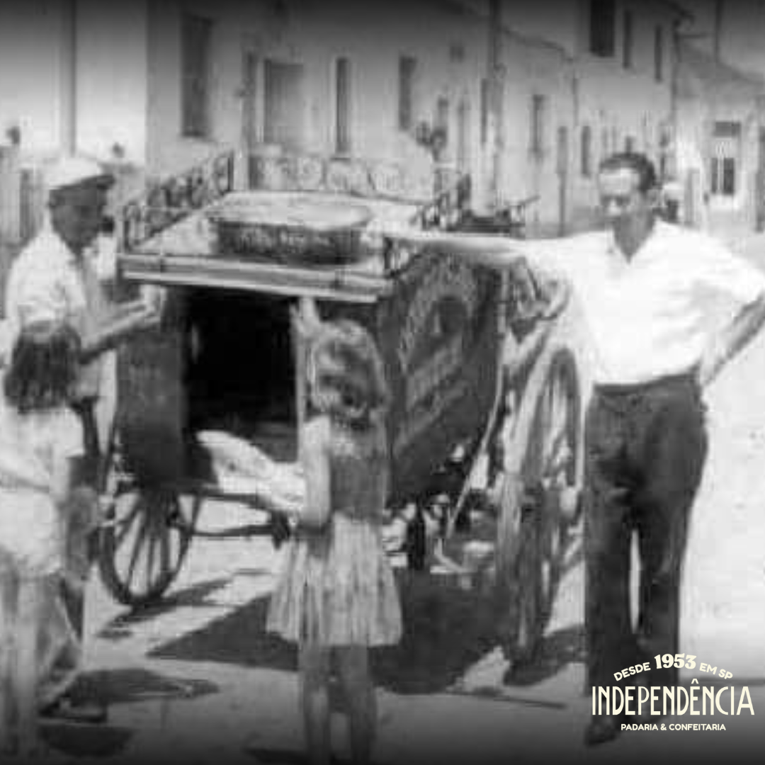 Foto antiga da padaria em 1953